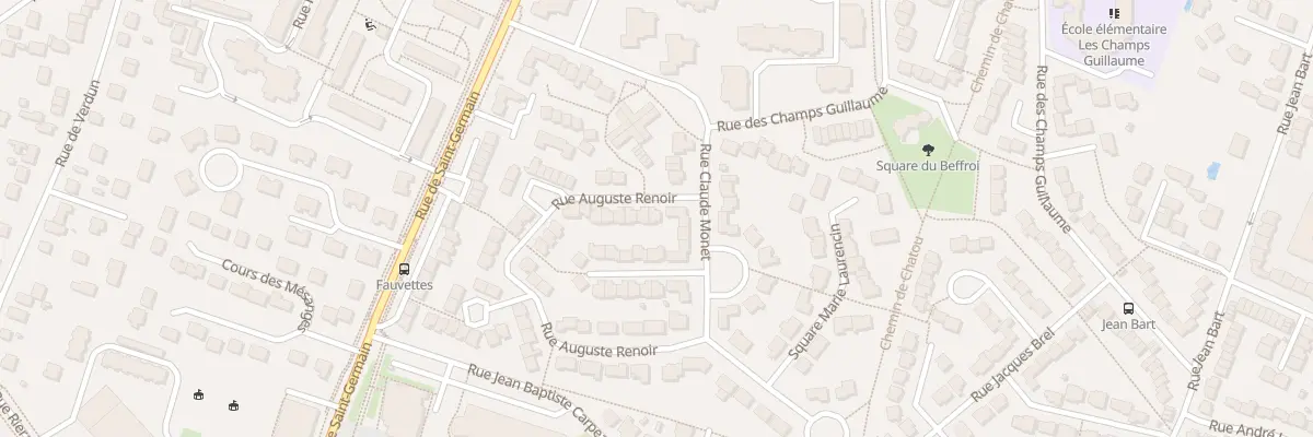 Plan du 2 Rue Auguste Renoir à Cormeilles-en-Parisis