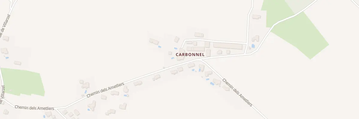 Plan du 108 Carbonnel à Malviès