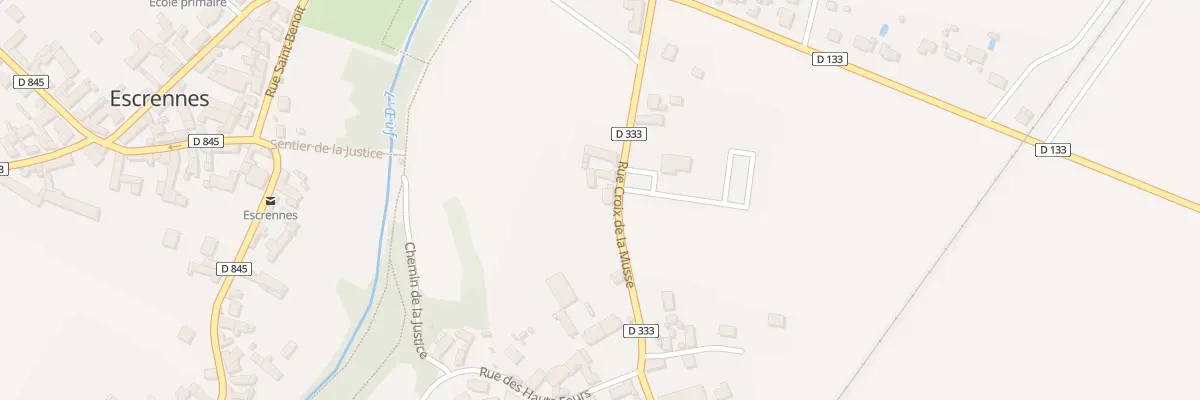 Plan du 14 Rue Croix de la Musse à Escrennes