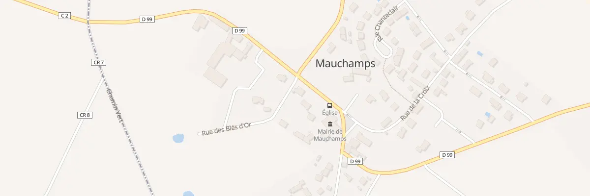 Plan du 6 Rue de la Guérinière à Mauchamps