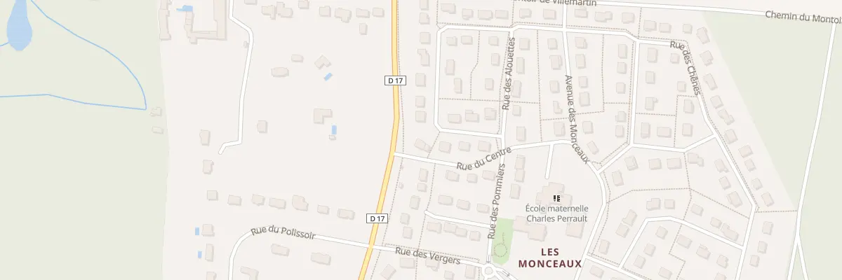 Plan du 1 Rue du Centre à Morigny-Champigny