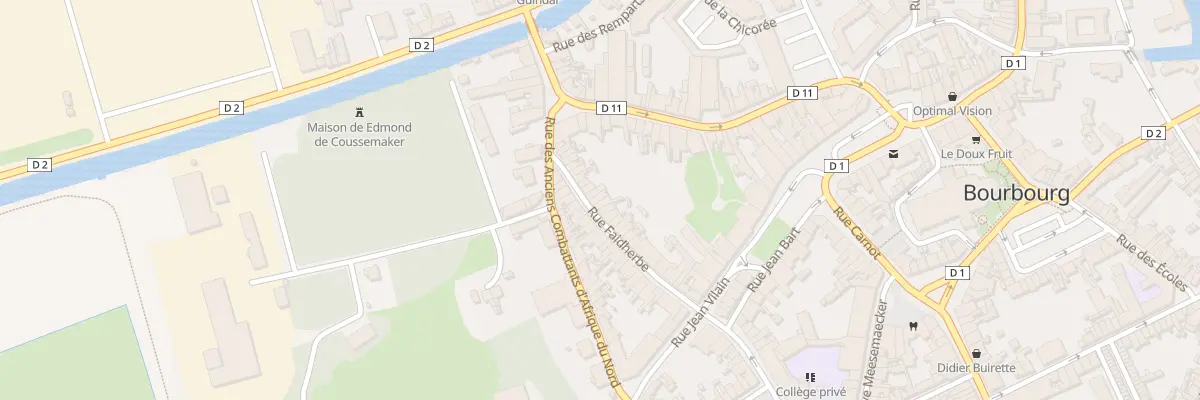 Plan du 26 Rue Faidherbe à Bourbourg