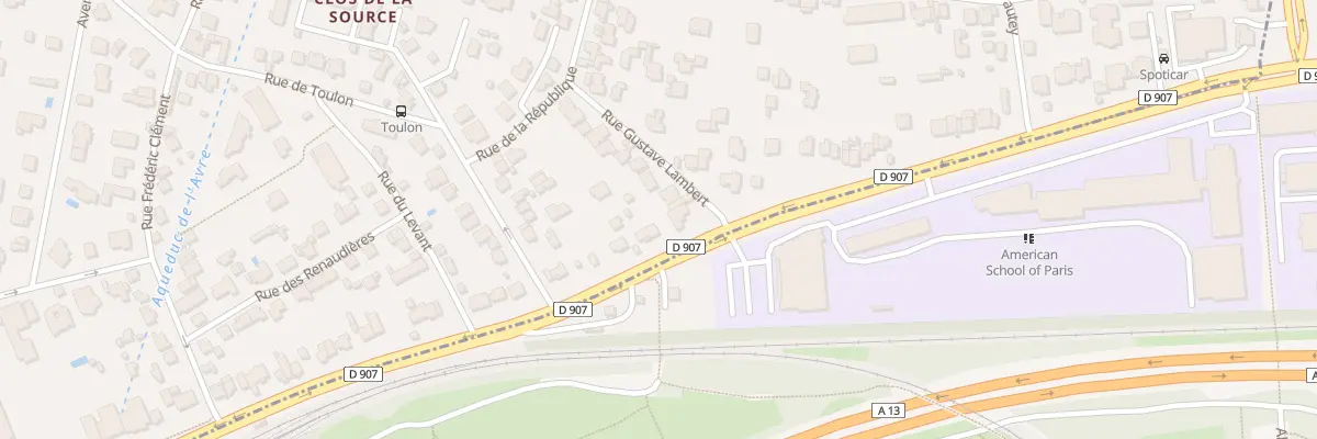 Plan du 90 Bd du Gen de Gaulle à Garches