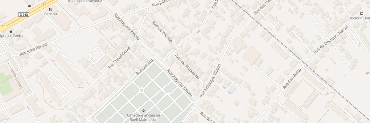 Plan du 3 Av Madeleine à Rueil-Malmaison
