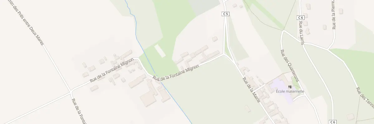 Plan du 156 Rue de la Fontaine Mignon à Ponchon