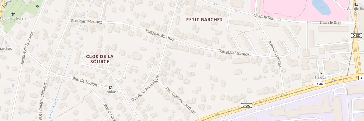 Plan du 49 Rue Jean Mermoz à Garches