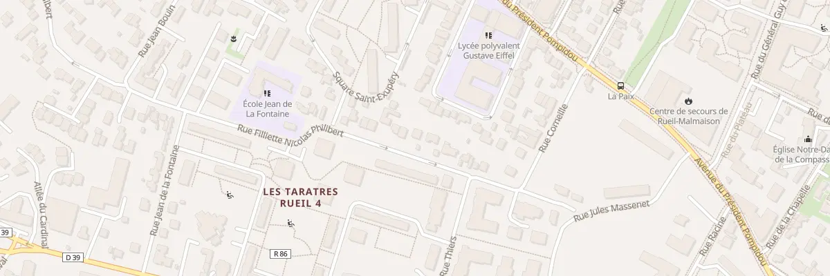 Plan du 201 Rue Ftte N Philibert à Rueil-Malmaison