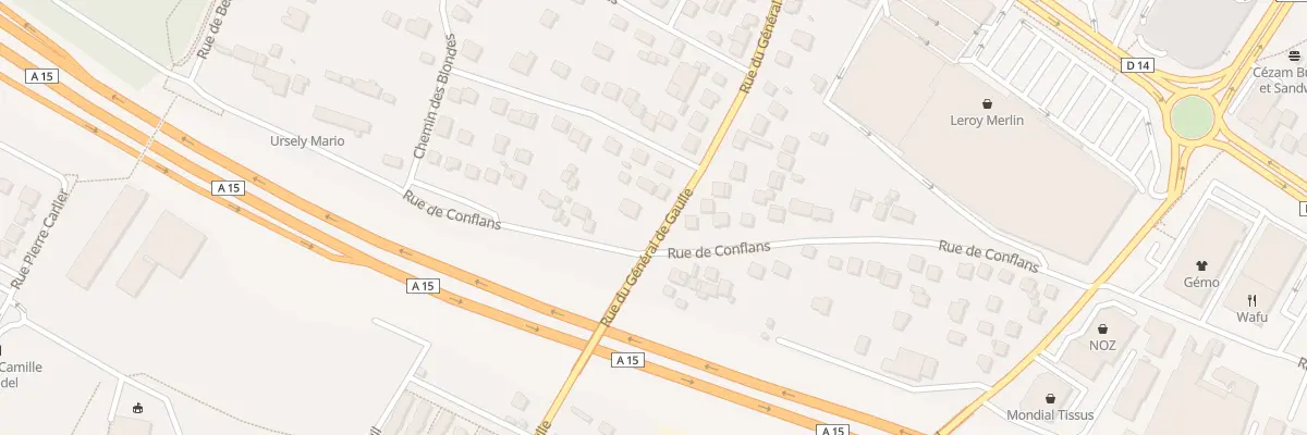 Plan du 53 Rue du General de Gaulle à Montigny-lès-Cormeilles