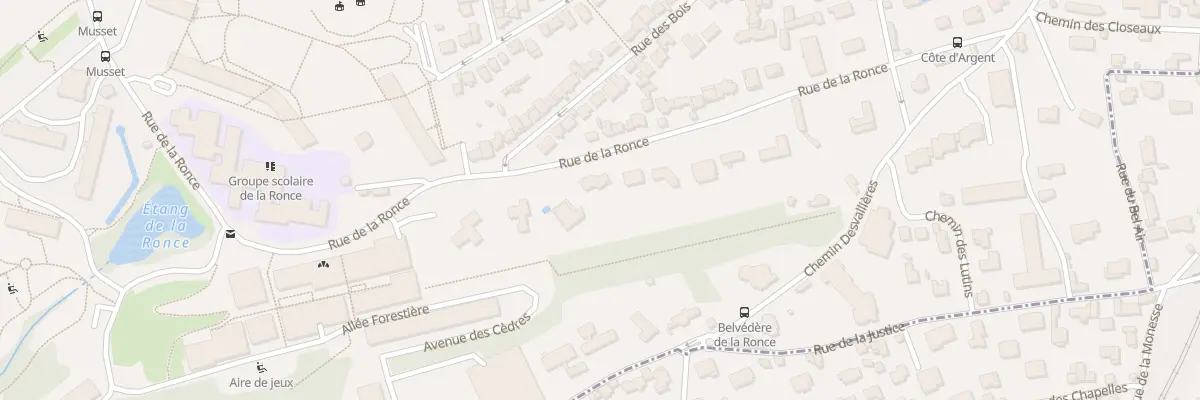 Plan du 38 Rue de la Ronce à Ville-d’Avray