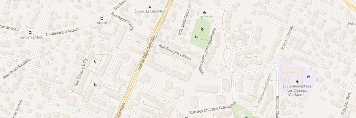 Plan du 12 Rue Georges Leroux à Cormeilles-en-Parisis