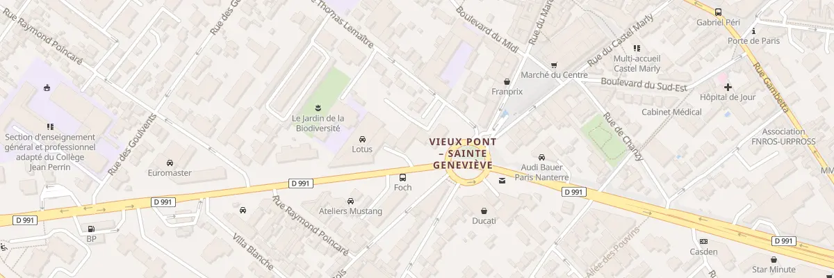 Plan du 42 Av Vladimir Ilitch Lénine à Nanterre