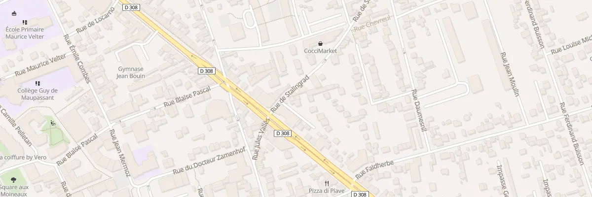 Plan du 6 Rue de Stalingrad à Houilles