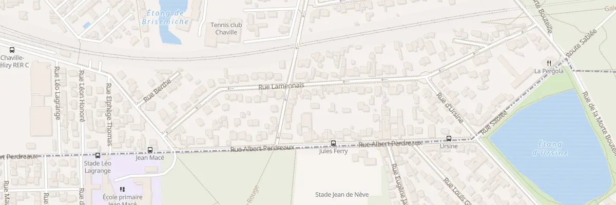 Plan du 32 Rue Lamennais à Chaville