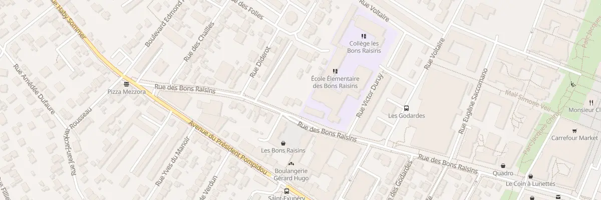 Plan du 25 Rue des Bons Raisins à Rueil-Malmaison