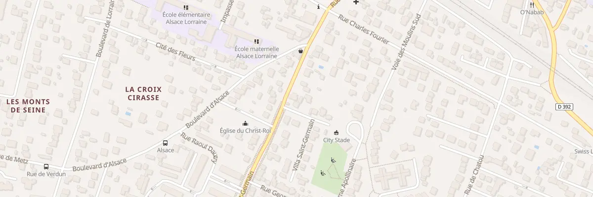 Plan du 45 Rue de Saint Germain à Cormeilles-en-Parisis