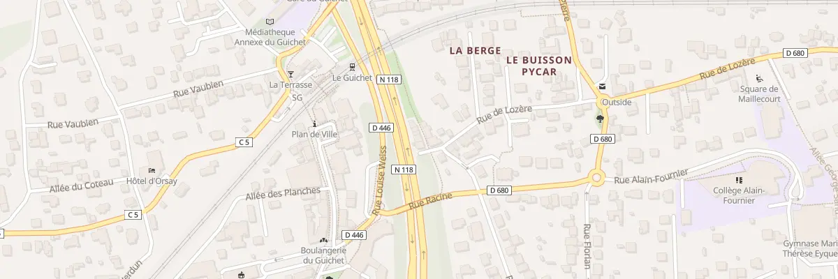 Plan du 3G Rue de Lozère à Orsay