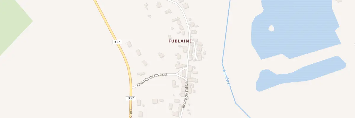 Plan du 26 Rte de Fublaine à Sainte-Thorette