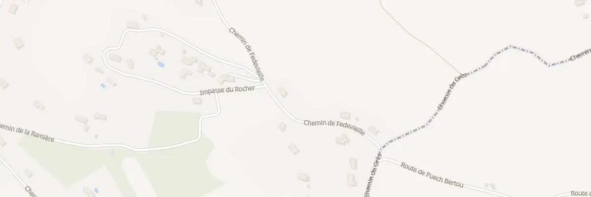 Plan du 1 Che du Grès à Saïx