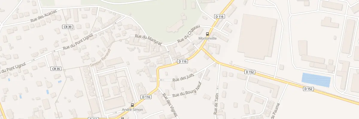 Plan du 16 Rue de la Libération à Bruyères-le-Châtel