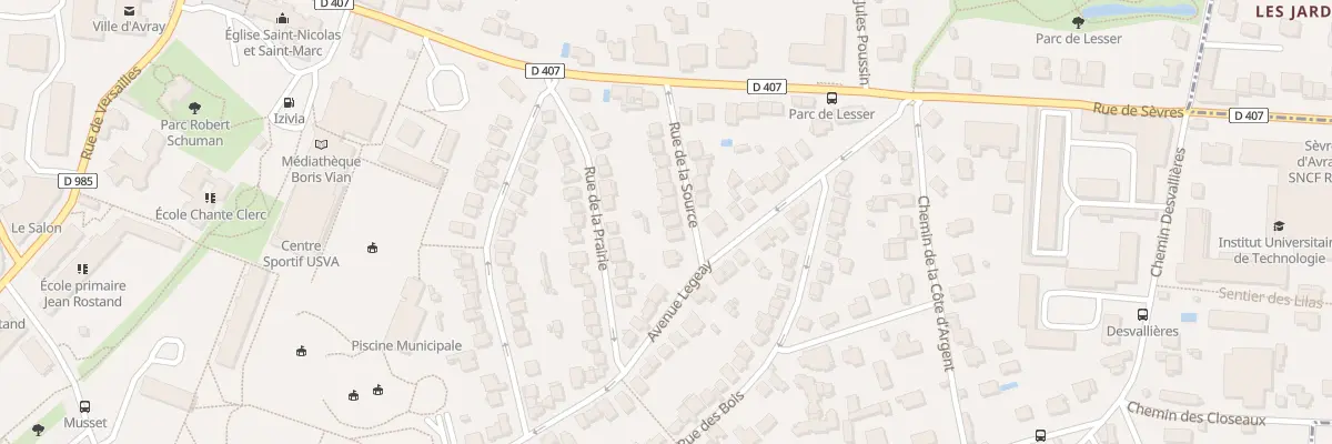 Plan du 16 Rue de la Source à Ville-d’Avray