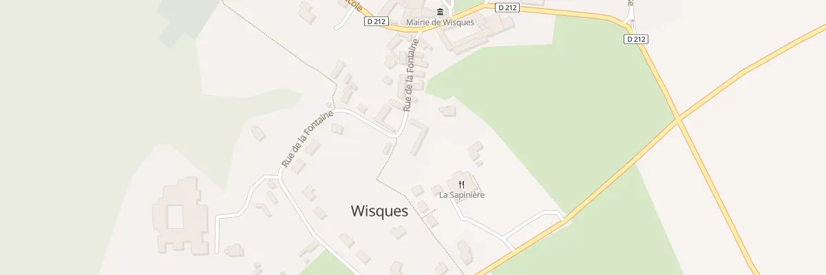 Plan du 9 Rue de la Fontaine à Wisques
