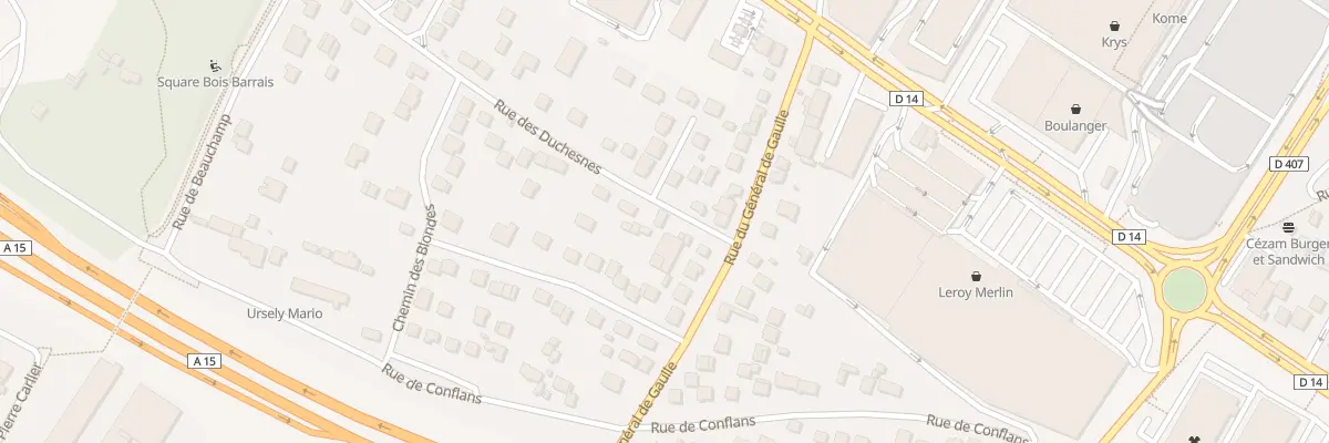 Plan du 3 Rue des Duchesnes à Montigny-lès-Cormeilles
