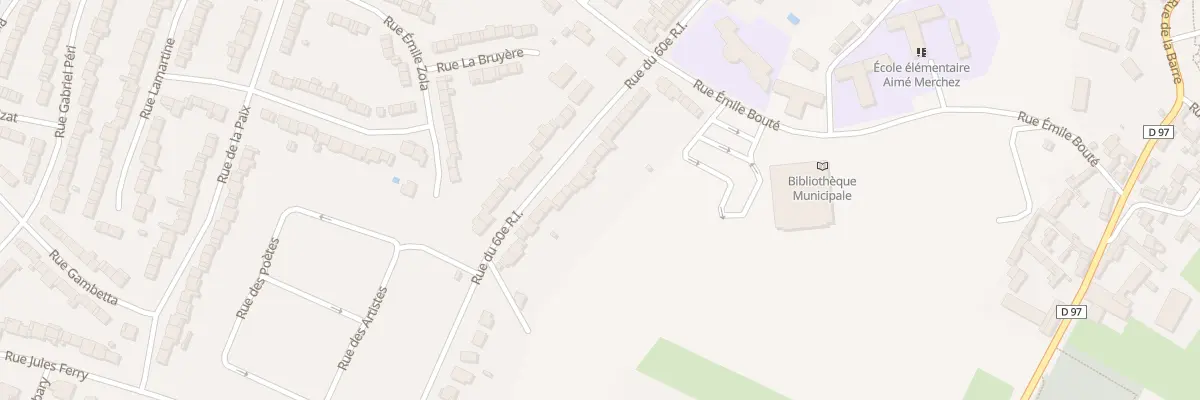 Plan du 36 Rue du 60 Eme R.I. à Ailly-sur-Somme