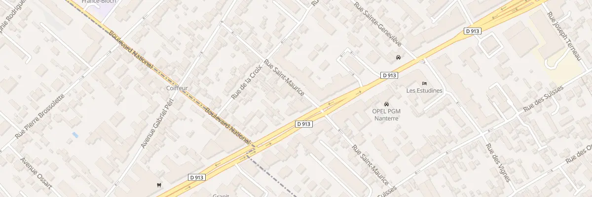 Plan du 14 Rue Saint-Maurice à Nanterre
