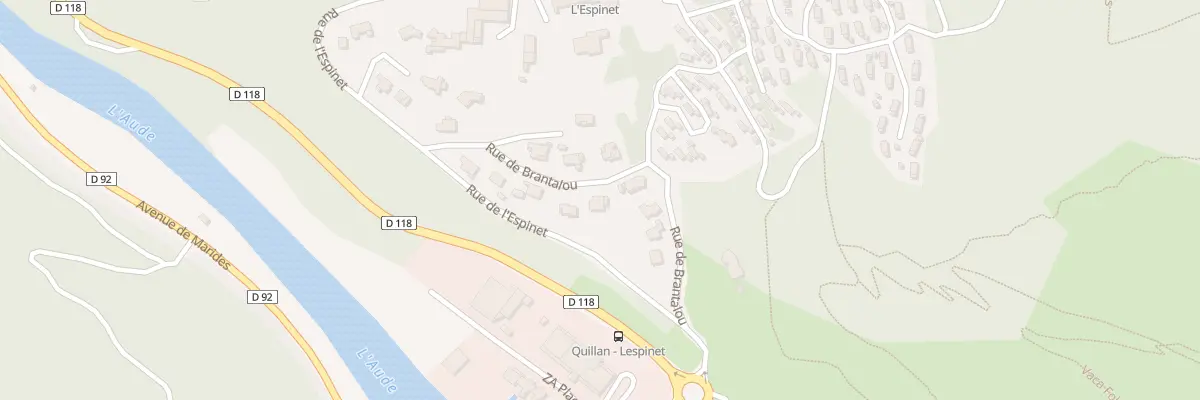 Plan du 6 Rue de l’Espinet à Quillan