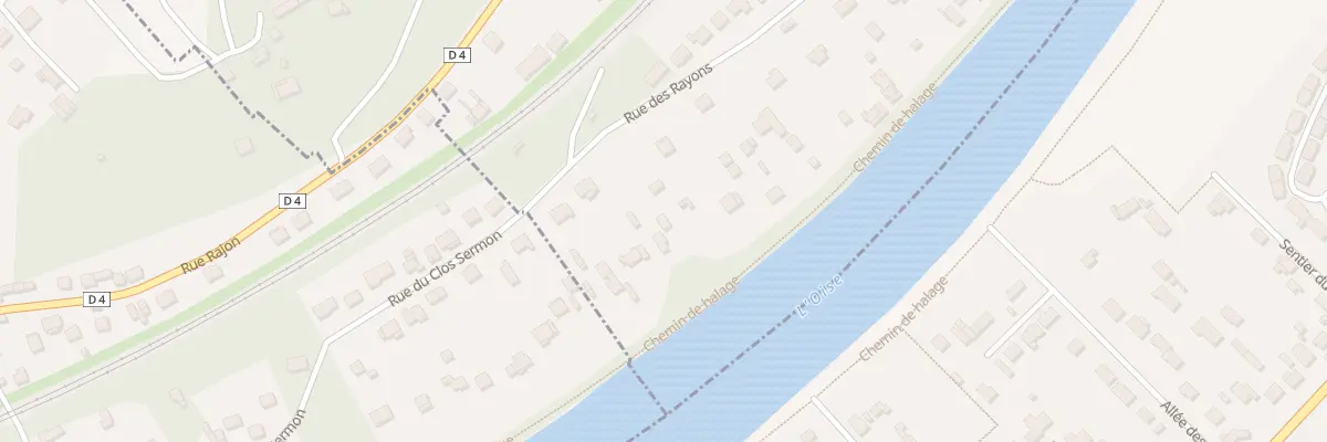 Plan du 127 Rue des Rayons à Butry-sur-Oise