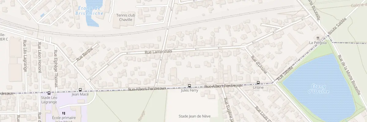 Plan du 36 Rue Lamennais à Chaville