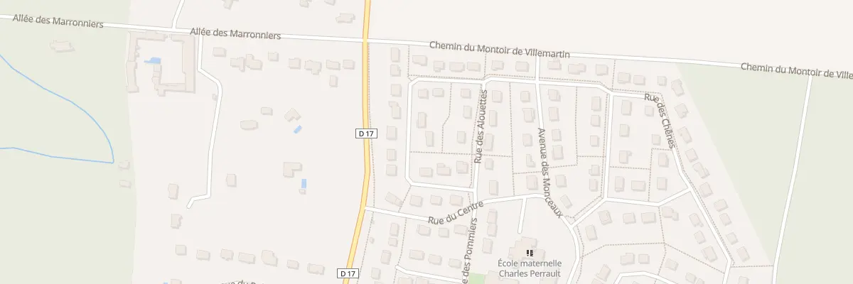 Plan du 8 Rue de la Vallée aux Renards à Morigny-Champigny