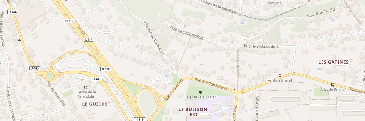 Plan du 47B Rue Aristide Briand à Orsay