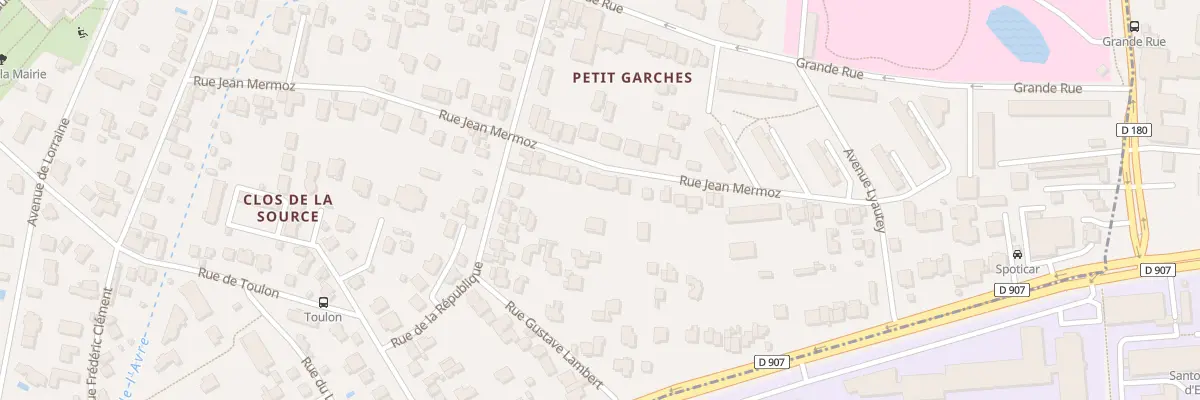 Plan du 43 Rue Jean Mermoz à Garches
