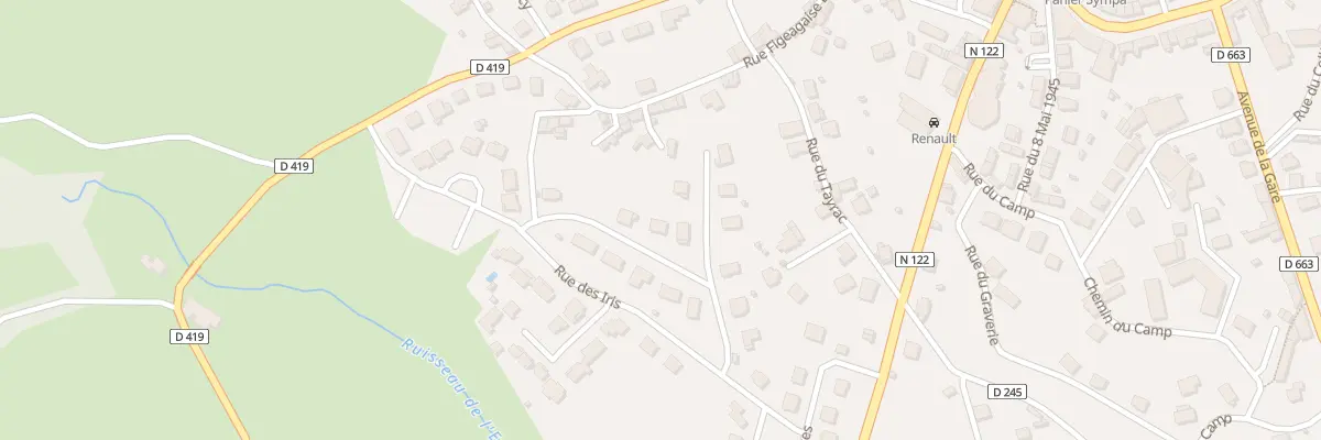 Plan du 10 Rue des Aubepines à Maurs