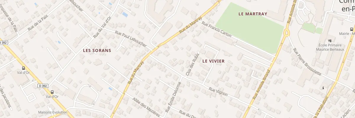 Plan du 56 Rue Vignon à Cormeilles-en-Parisis