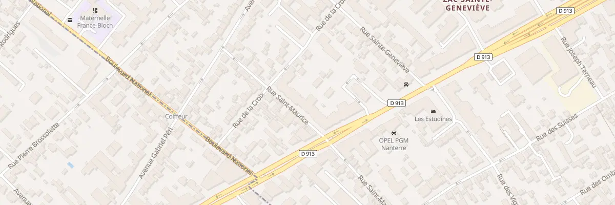 Plan du 59 Rue de la Croix à Nanterre