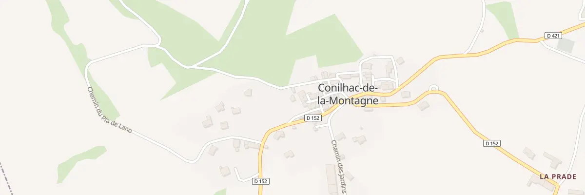 Plan du 2 Che de Bouriège à Roquetaillade-et-Conilhac