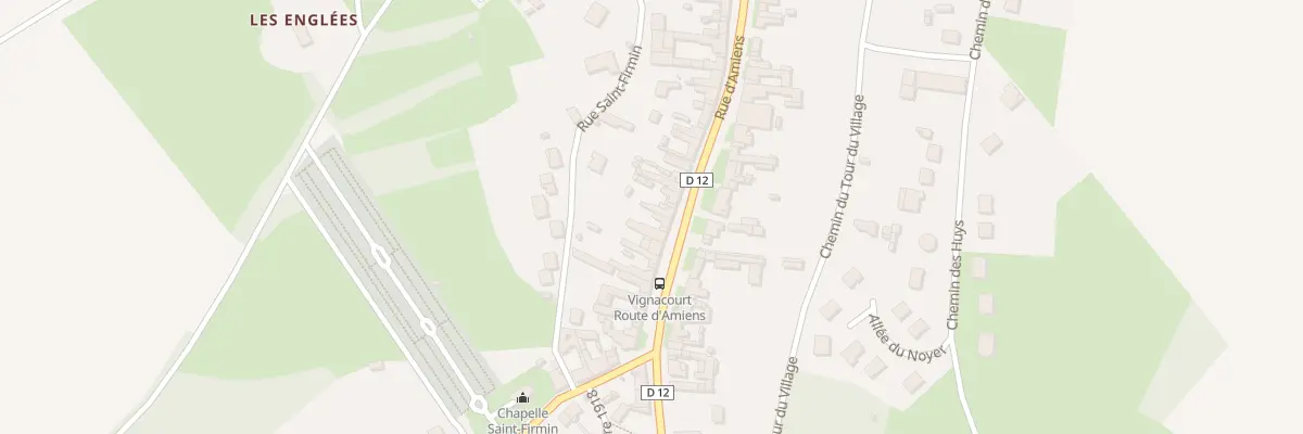 Plan du 562 Rue d’Amiens à Vignacourt