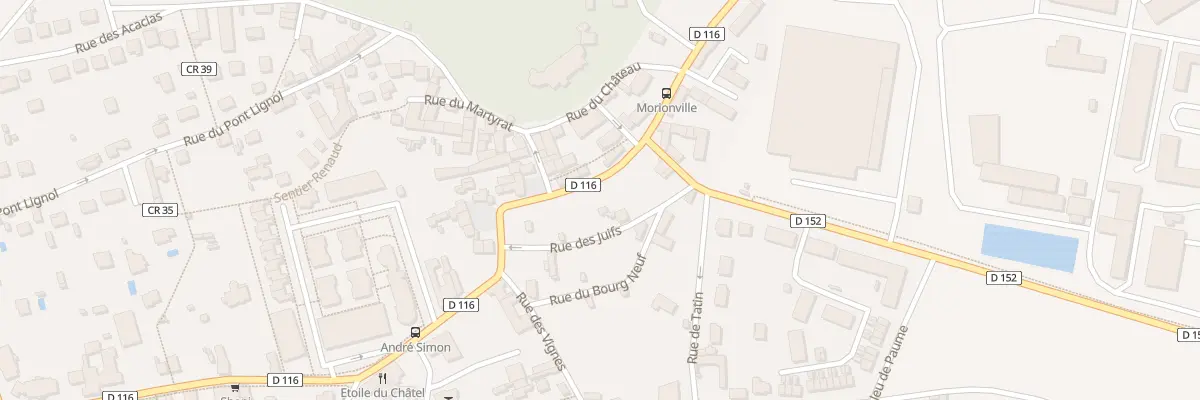 Plan du 21 Rue de la Libération à Bruyères-le-Châtel
