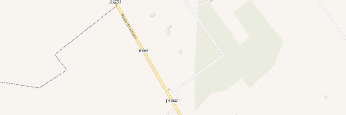 Plan du 8 Rte de Vierzon à Allouis