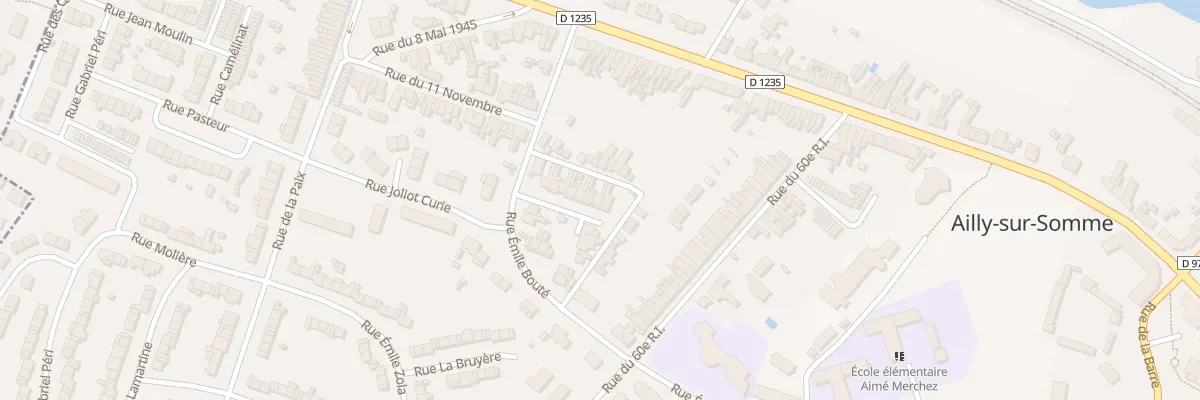 Plan du 14 Rue Edouard Branly à Ailly-sur-Somme