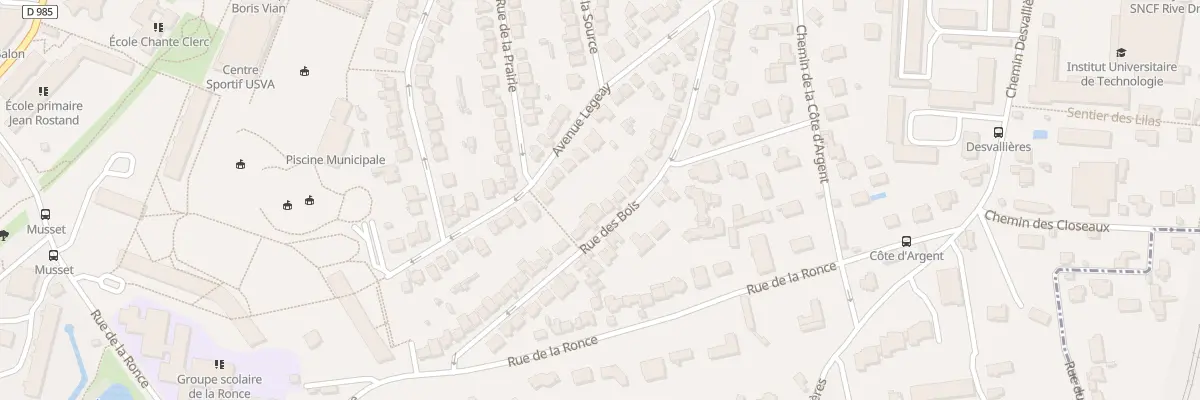 Plan du 32 Rue des Bois à Ville-d’Avray