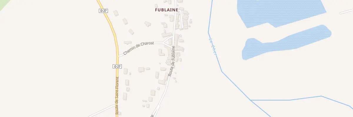 Plan du 43 Rte de Fublaine à Sainte-Thorette
