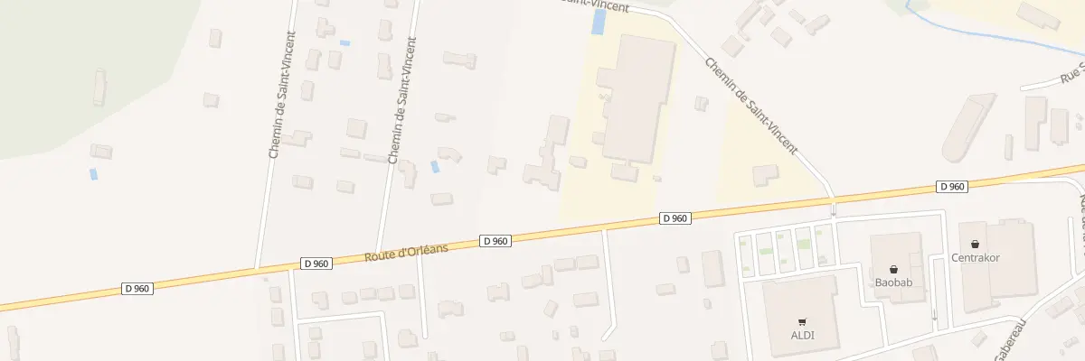 Plan du 140 Rte d’Orléans à Châteauneuf-sur-Loire