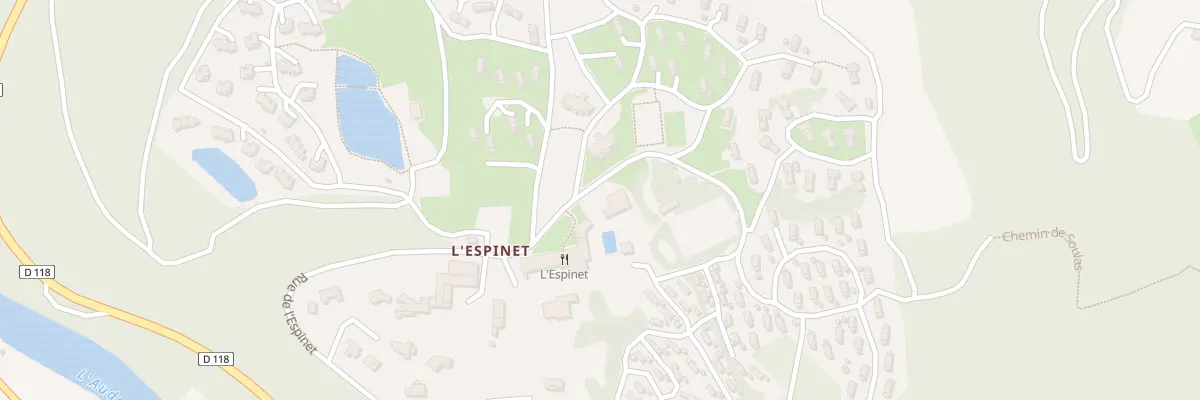 Plan du 64 L’Espinet à Quillan