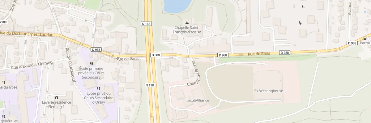 Plan du 82T Rue de Paris à Orsay