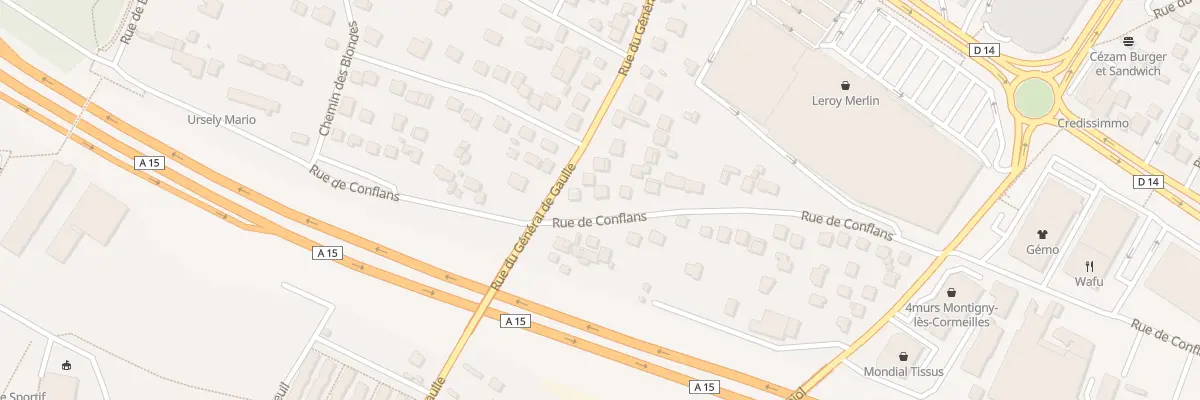 Plan du 139 Rue de Conflans à Montigny-lès-Cormeilles