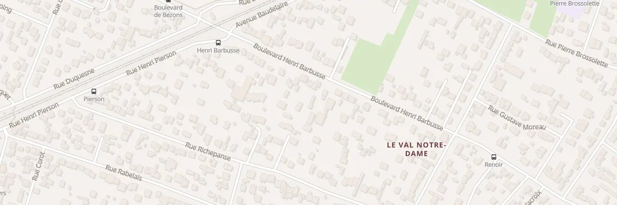 Plan du 34 Bd Henri Barbusse à Sartrouville