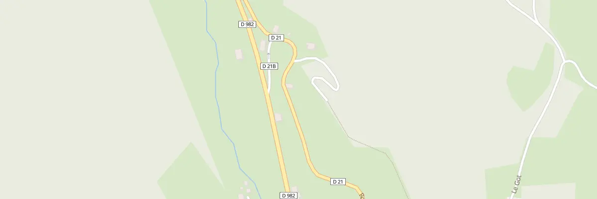 Plan du 12 Rte de la Vallée à Moutier-Rozeille